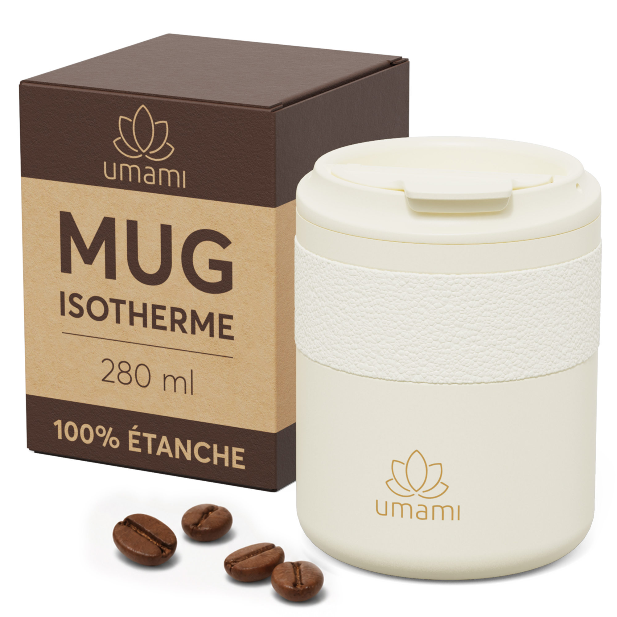 Thermobecher Creme 280 ml